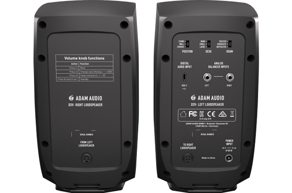 Adam Audio D3V Black image 3