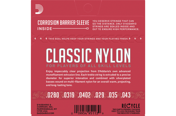 D'Addario EJ 27N Student 3x Set image 3