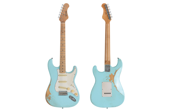 Rocktile Vinstage ST-RMGN E-Gitarre Bright Sky Blue  - Retoure (Zustand: sehr gut) image 3