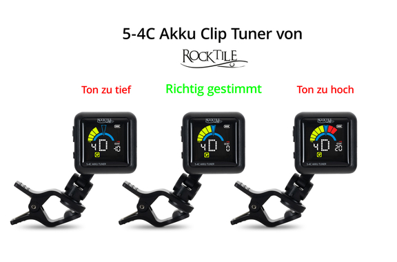Rocktile 5-4C AKKU Clip Tuner image 3