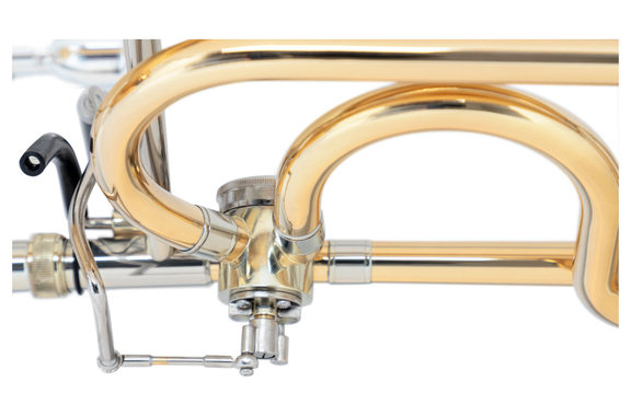 Lechgold QP-17GL Quartposaune Goldmessing image 3