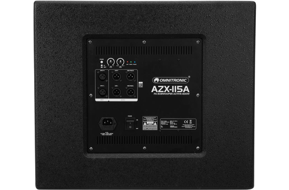 Omnitronic AZX-115A Subwoofer PA 400W image 3
