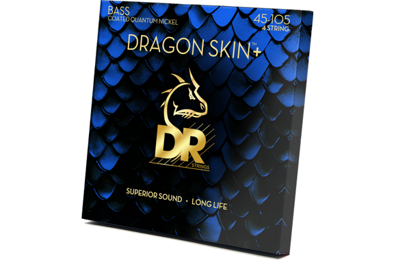 DR Strings Dragon Skin+ Bass Quantum Nickel DBQ-45 Medium 45-105 image 3