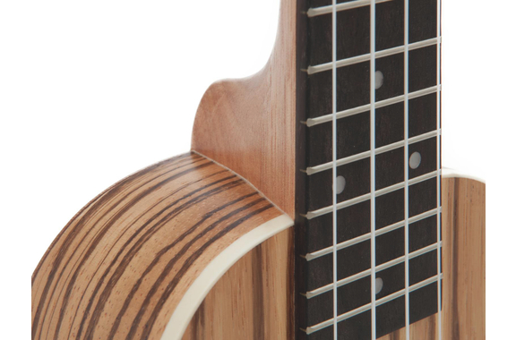 Dimavery UK-400 Sopraan-Ukulele "Zebrawood" image 3