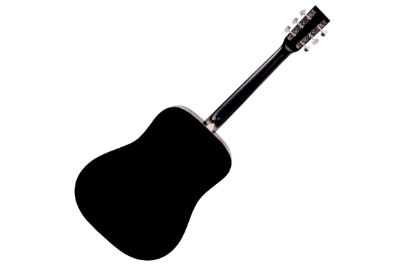 Classic Cantabile Westerngitarre für Linkshänder Starter-SET inkl. 5-teiligem Zubehörset schwarz image 3