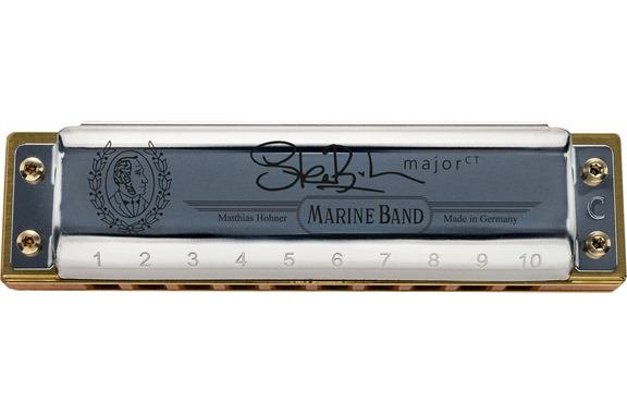 Hohner Marine Band Deluxe C Steve Baker Signatur Mundharmonika  - Retoure (Zustand: sehr gut) image 3