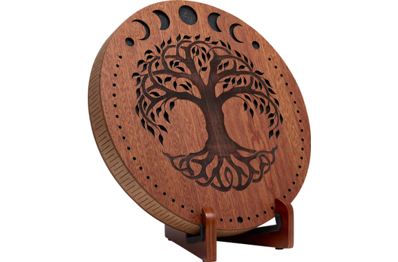 Meinl RDS12MTOL Sonic Energy 12" Rain Disk Bachklang mit Mondphasen und Lebensbaum Gravur image 3
