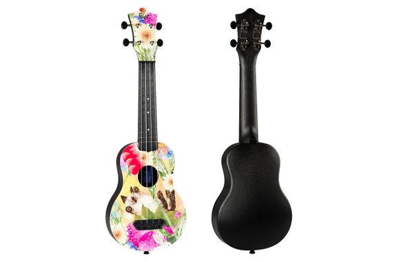 Flight UTS-42 Summer Cat Ultra Travel Ukulele Set image 3