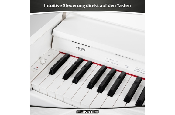 FunKey DP-1088 WM Digitalpiano Wit mat image 3
