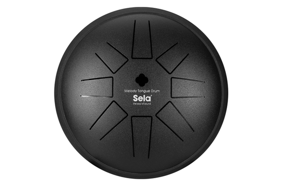 Sela Melody Tongue Drum 6" C Major Black image 3
