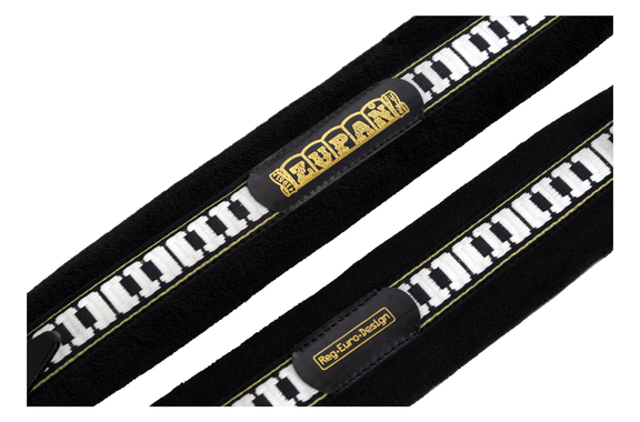 Zupan Accordion Strap "Standard" Piano Design Black image 3
