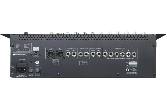 Omnitronic LMC-2022FX USB Mesa De Mezclas image 3
