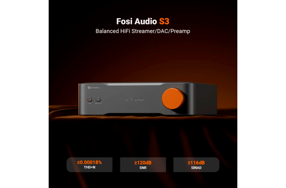Fosi Audio S3 HiFi XLR Audio Streamer Met Afstandsbediening image 3