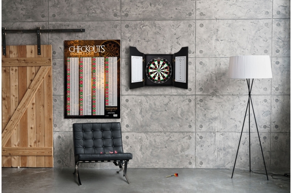 Stagecaptain BullsEye Dart Checkout Poster A1 image 3