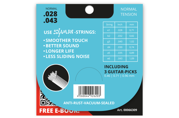 Shaman Classical Snaren voor Concertgitaar incl. 2 Reservenaren en 3 Plectrums 5x Set image 3