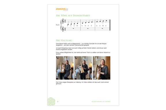 Classic Cantabile École de Harpe « Tout Commence Facilement » image 3