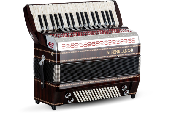 Alpenklang Pro Akkordeon IV 96 MH Palissandre image 3