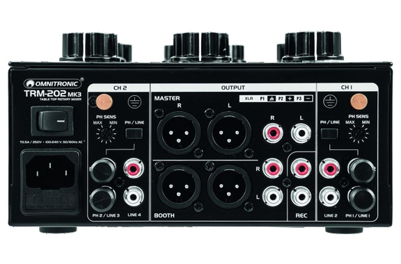 Omnitronic TRM-202MK3 Rotary-Mixer 2 Canaux image 3