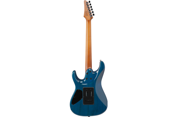 Ibanez AZ24S1F-TXB Standard Chitarra Elettrica Trasparente Turquoise Burst Set image 3
