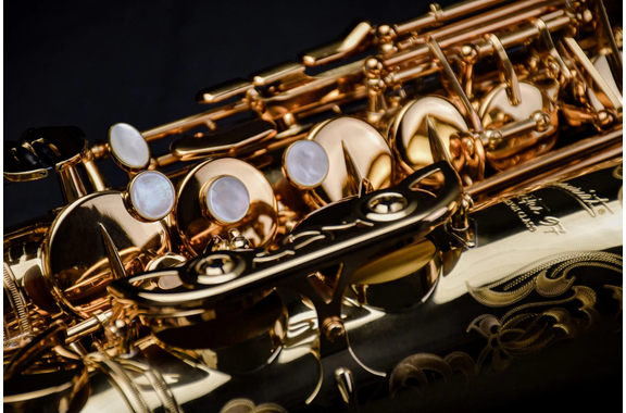 P. Mauriat Altsaxofoon Master 97 goud gelakt image 3