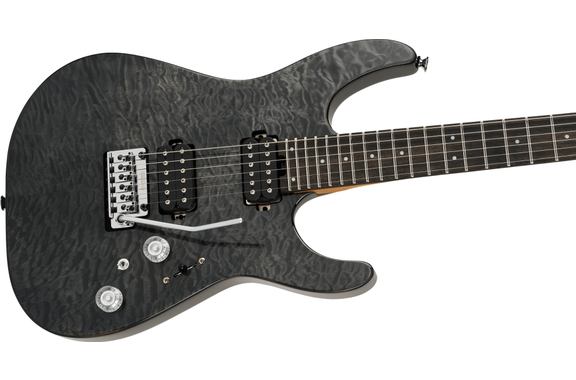 Charvel Pro-Mod Plus Dinky DK24 HH 2PT E Quilt Maple Midnight Ocean image 3