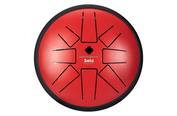 Sela Melody Tongue Drum 6" F Minor Red image 3