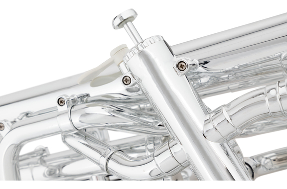 Classic Cantabile KEU-30SR MardiBrass Euphonium Bb In Plastica Argento image 3
