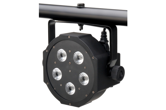 Projecteurs Showlite FLP-5x8W 4 x Set incl. Showlite Master Pro USB & Câble image 3