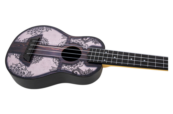 Flight TUS40 Mandala Wood Travel Sopran Ukulele image 3