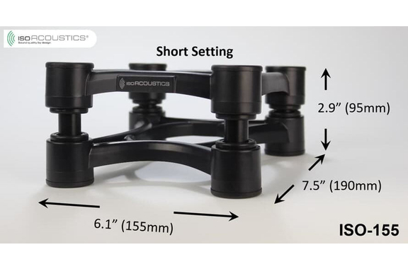 IsoAcoustics ISO-155 Paire de Supports d'Isolation image 3