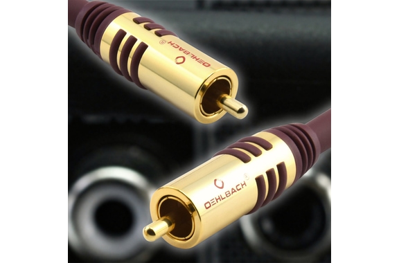 Oehlbach NF Sub Cinch Subwoofer Kabel 2m Zwart image 3