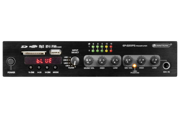 Omnitronic EP-220PS Preamplifier image 3