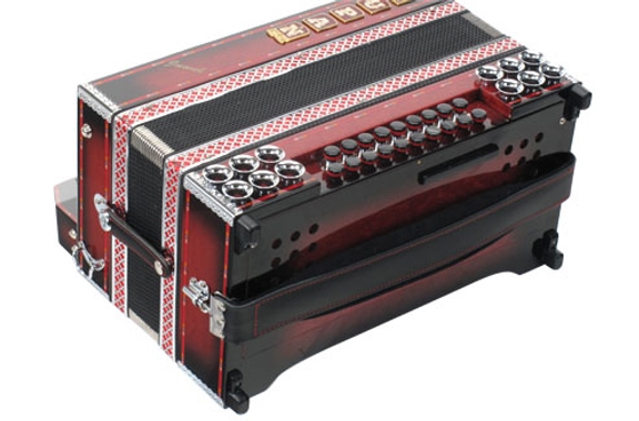 Zupan Juwel VD Harmonika D-G-C-F-B, Shadow Red image 3