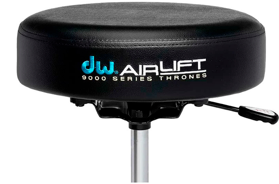 DW 9100AL Airlift Round Top Drum Throne with Backrest image 3