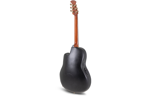 Ovation Celebrity Elite Plus CE44P Mid-Depth Cutaway Natural Spalted Maple image 3
