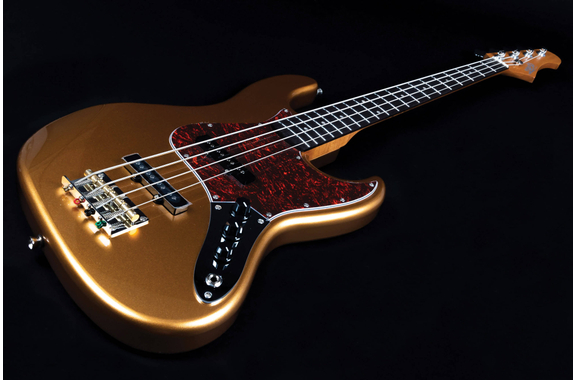 Jet Guitars JJB-300 GD R Bass Gold image 3