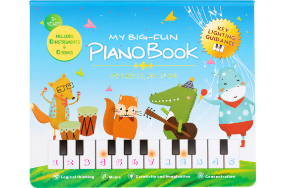FunKey Musikbuch mit Leuchttastenkeyboard Set mit Batterien image 3