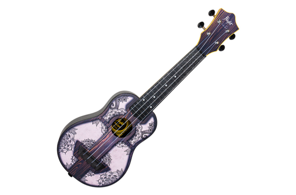 Flight TUS40 Mandala Wood Travel Sopran Ukulele Set image 3