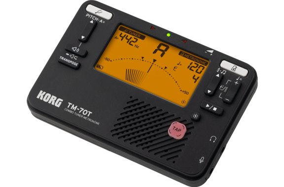 Korg TM-70T Tuner Metronome incl. CM400 Black image 3