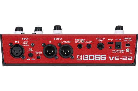 Boss VE-22 Vocal Performer Dispositivo de Efectos image 3