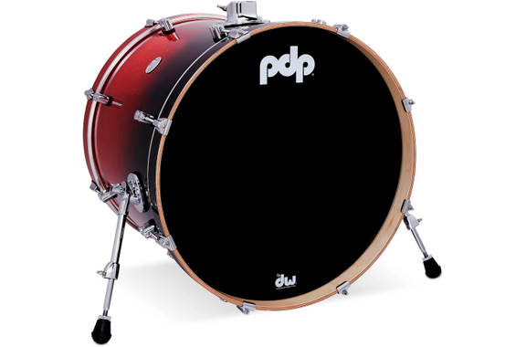 PDP Concept Maple Shell Set Red to Black Fade image 3