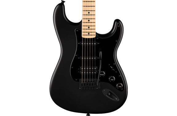 Fender Limited Edition Standard Series Stratocaster HSS Satin Black image 3