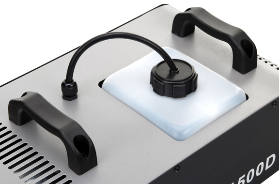 Showlite SN-1500D DMX Máquina de Humo 1500W incl. Mando a Distancia con Temporizador Set con 5l Fluido image 3