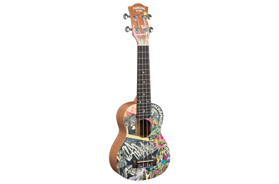 Cascha Art Series Sopraan Ukulele Urban image 3