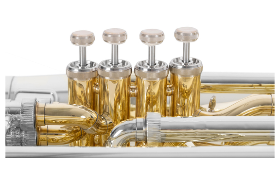 Classic Cantabile KT-20GD MardiBrass Kunststof C-Tuba Zilver image 3