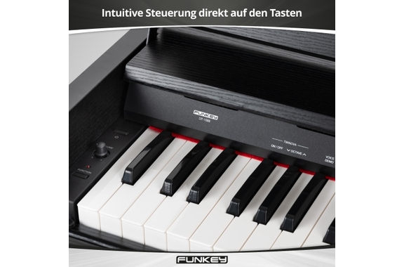 FunKey DP-1088 SM Digitalpiano Schwarz matt image 3