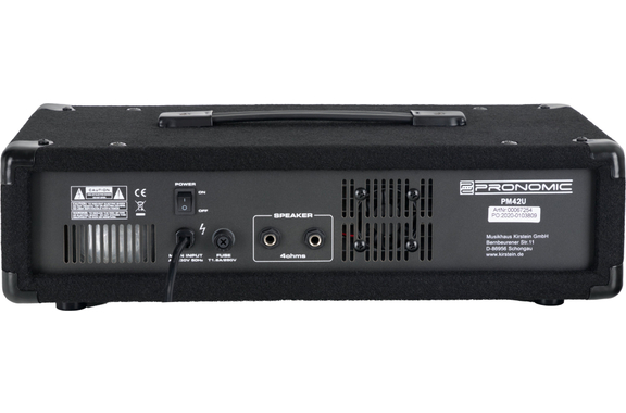 Pronomic PM42U MKII MP3 Powermixer image 3