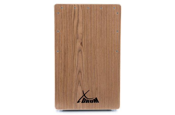 XDrum Cajon Primero Bass Port Black/Walnut Set incl. Escuela de Cajón y Funda image 3