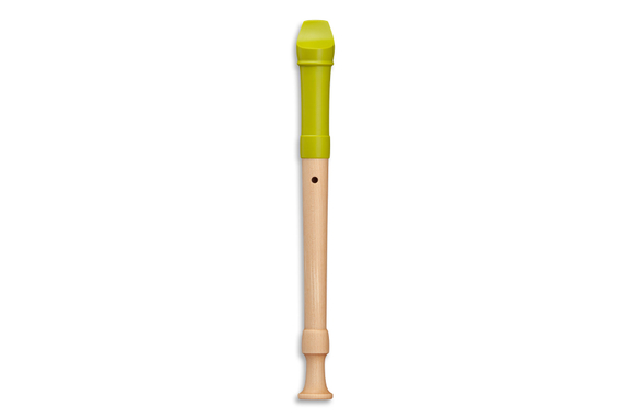 Mollenhauer Fipple "Lere" Flûte à Bec Soprano Vert Pomme Système Allemand Set image 3