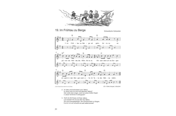 Die schönsten Volks- & Kinderlieder für Gitarre + CD image 3